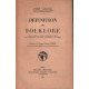 Définition du folklore