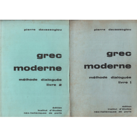 Grec moderne : methode dialoguée / 2 tomes