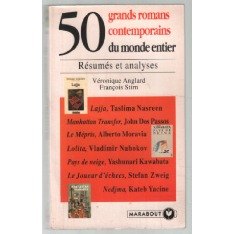 50 grands romans contemporains du monde entier ( Résumés et...
