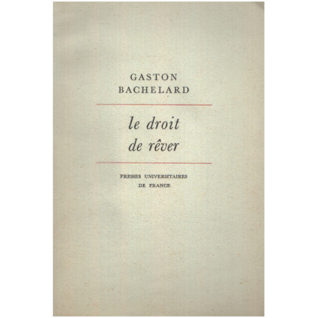 Le droit de rever