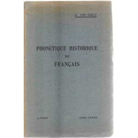 Phonetique historique du français