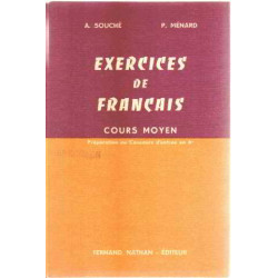 Exercices de français/ cours moyen