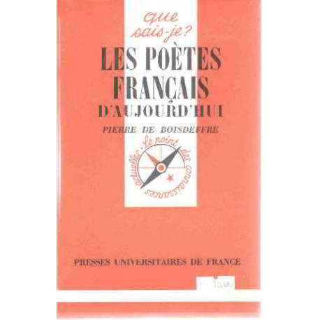 Les poetes français s'aujourd'hui