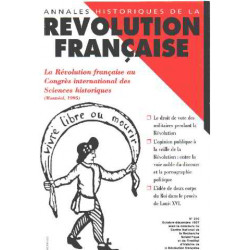 Annales historiques de la revolution francaise n° 310/ le droit de...