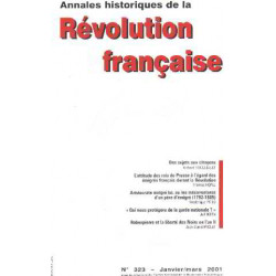 Annales historiques de la revolution française n° 323 /...