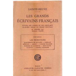 Les grands ecrivains français/ XVI° siecle : les prosateurs