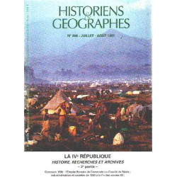 Historiens et géographes n° 358/ la IV° republique : histoire...