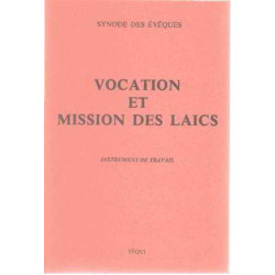 Vocation et mission des laics: Instrument de travail