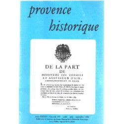Provence historique n° 145