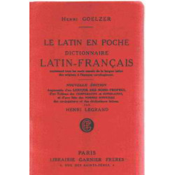 Le latin en poche / dictionnaire latin -français