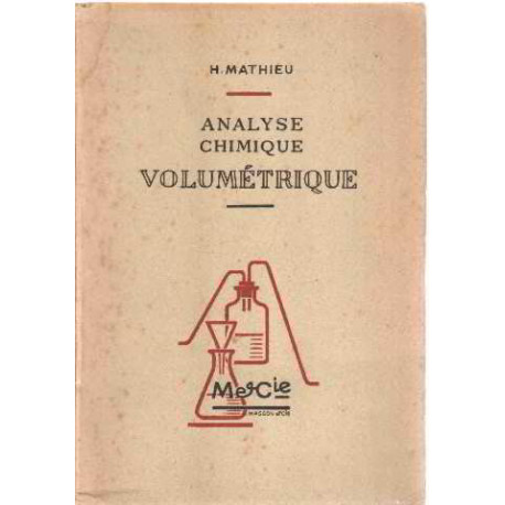 Analyse chimique volumetrique