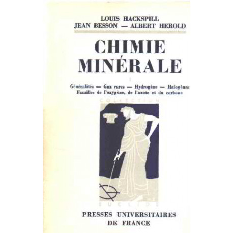 Chimie minerale/ tome1