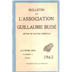 Bulletin de l'association guillaume bude /quatrieme serie numero 1