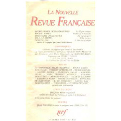 La nouvelle revue française n°350 / EO numerotée sur velin ( n° 6)