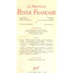 La nouvelle revue française n°380 / EO numerotée sur velin ( n° 6)