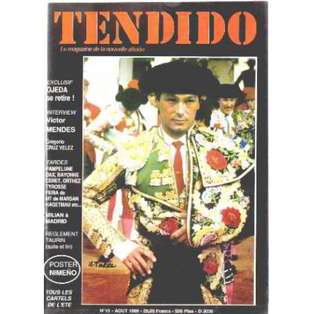 Tendido n°15 / le magzine de la nouvelle aficion / ojeda se retire...