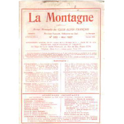 La montagne / revue mensuelle du club alpin francais / n° 202- mai...