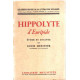 Hippolyte d'euridipe / etude et analyse