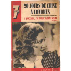 Revue 7 jours / 12 juillet 1942 / photo de couverture juliette faber