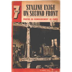 Revue 7 jours /15 mars 1942 / photos du bombardement de paris