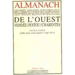 Almanach de l'ouest / vendée -poitou-charentes pour l'année mille...