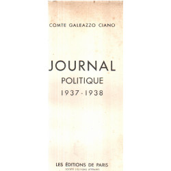 Journal politique 1937-1938