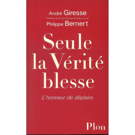 Seule La Vérité Blesse. L'honneur De Déplaire