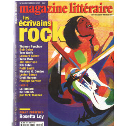Magazine litteraire n° 404 / les ecrivains rock