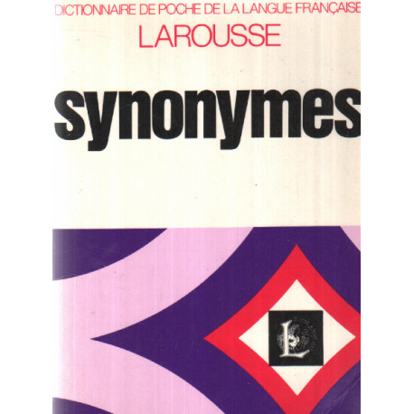 Dictionnaire de poche des synonymes