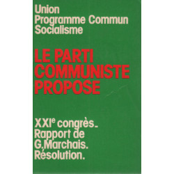 Le parti communiste propose /
