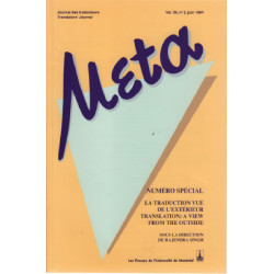 Meta / journal des traducteurs -translators journal volume 39 n° 2