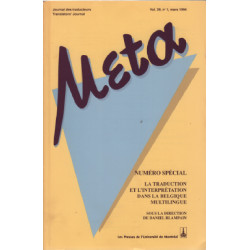 Meta / journal des traducteurs -translators journal volume 39 n° 1
