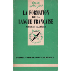 La formation de la langue francaise
