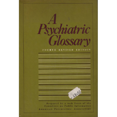 A psychiatric glossary