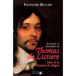 Journal Et Mémoires De Thomas De Listière Valet De La Marquise...