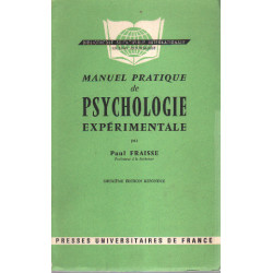 Manuel pratique de psychologie experimentale