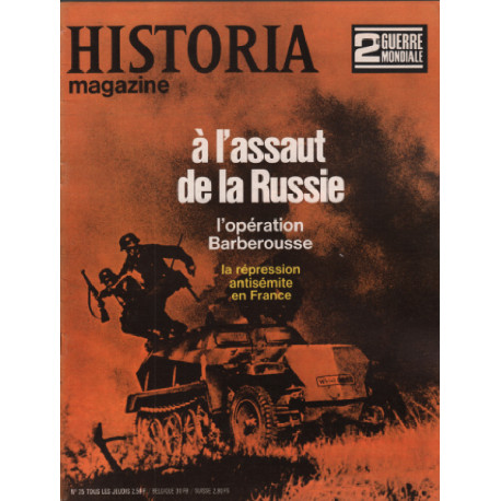2° guerre mondiale / historia magazine n° 25 / a l'assaut de la...