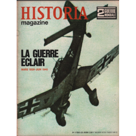 2° guerre mondiale / historia magazine n° 3 / la guerre eclair