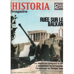 2ème guerre mondiale / historia magazine n° 18 ruée sur les balkans