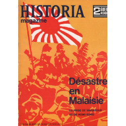2ème guerre mondiale / historia magazine n° 29 désastre en malaisie
