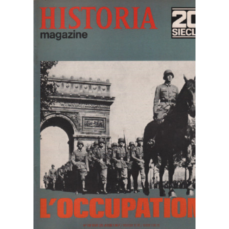 20ème siècle / historia magazine n° 158 l'occupation