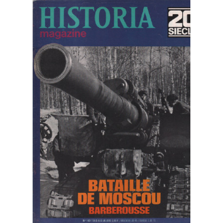 20ème siècle / historia magazine n°163 bataille de moscou
