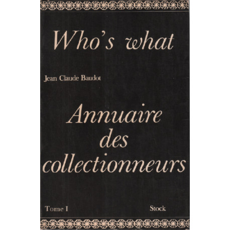 Annuaire des collectionneurs