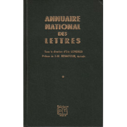 Annuaire national des lettres 1970-1971 *