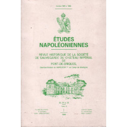 Etudes napoleoniennes n° 23-24-25 / bulletin historique de la...