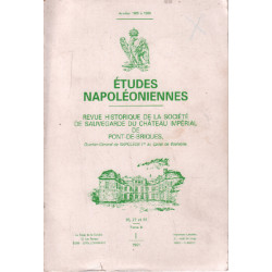 Etudes napoleoniennes n° 26-27-28 / bulletin historique de la...