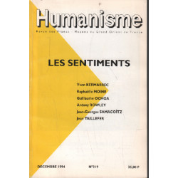Les sentiments / humanisme n° 219