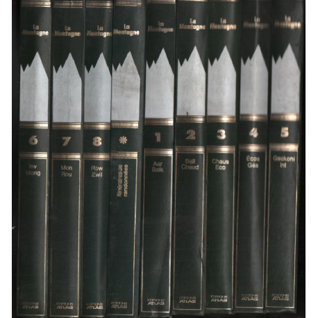 Grande encyclopédie de la montagne / 8 volumes + itinéraires des...