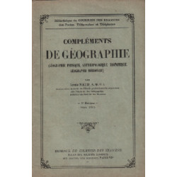 Compléments de Géographie (Géographie physique anthropologique...