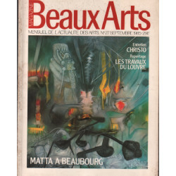 Beaux-arts n° 27 / entretien christo - matta a beaubourg